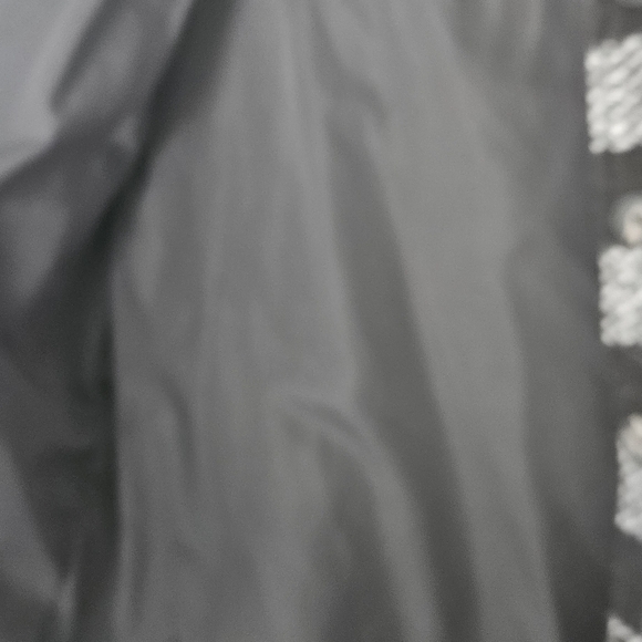 Allsaints Women Fenix Wool Blend Check Jacket Size US 2 In Black White Oversized - Picture 9 of 11